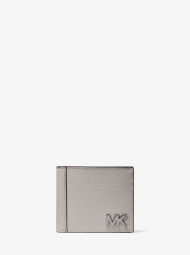 Мужской кожаный кошелек Michael Kors с логотипом 1159790326 (Серый, One size)