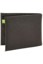 Стильный кожаный мужской кошелек Guess на запах 1159790625 (Коричневый, One size)