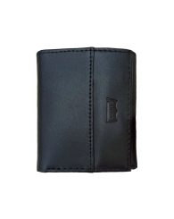 Мужской кошелек Levi's бумажник с логотипом 1159793792 (Черный, One size)