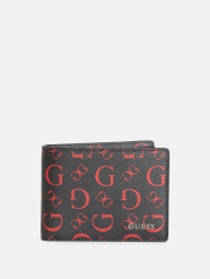 Двойной мужской кошелек Guess с картхолдером 1159794233 (Черный, One size)