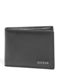 Двойной мужской кошелек Guess с картхолдером 1159794236 (Черный, One size)