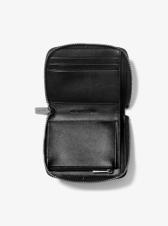 Чоловічий гаманець на блискавці Michael Kors через плече 1159794582 (Чорний, One size)