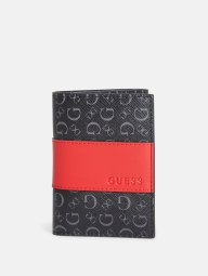 Стильный мужской кошелек Guess 1159795970 (Черный, One size)