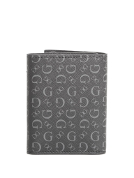 Стильный мужской кошелек Guess 1159797334 (Черный, One size)