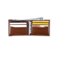 Кошелек кожаный Tommy Hilfiger бумажник 1159823555 (Коричневый One size)