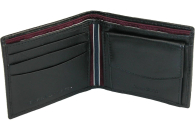 Кошелек кожаный Tommy Hilfiger бумажник 1159832260 (Черный One size)