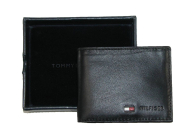 Кошелек кожаный Tommy Hilfiger бумажник 1159832260 (Черный One size)