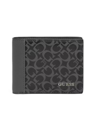 Мужской кошелек Guess с логотипом 1159832745 (Серый One size)