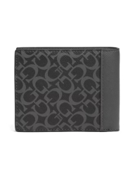 Мужской кошелек Guess с логотипом 1159832745 (Серый One size)