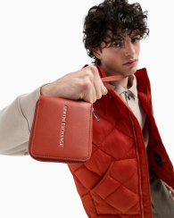 Брендовый кошелек Armani Exchange с логотипом 1159834588 (Оранжевый One size)