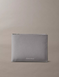 Кошелек из сафьяновой кожи Calvin Klein 1159837860 (Серый One size)