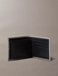 Кошелек из сафьяновой кожи Calvin Klein 1159837860 (Серый One size)