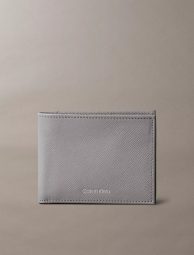 Кошелек Calvin Klein из сафьяновой кожи 1159837861 (Серый One size)
