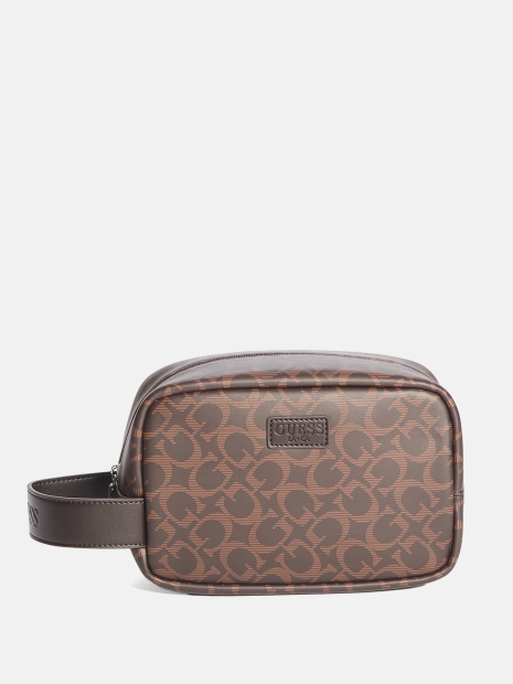 Стильний несесер Guess Travel Kit Bag 1159816846 (Коричневий One size)