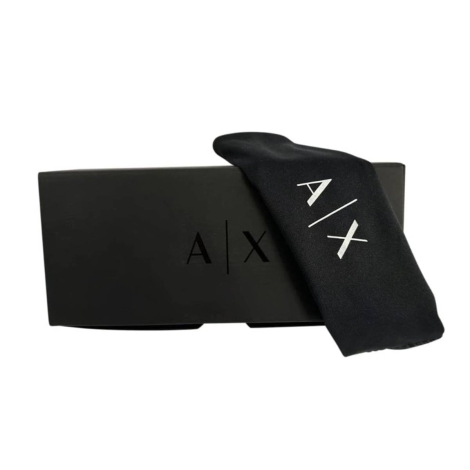 Зеркальные солнцезащитные очки Armani Exchange Pilot 1159822577 (Черный One size)