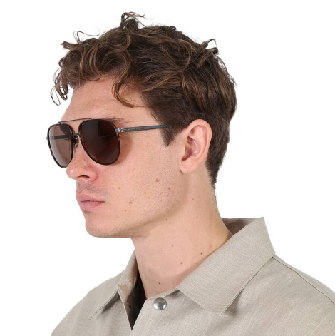 Солнцезащитные очки Michael Kors Pilot 1159831013 (Коричневый One size)