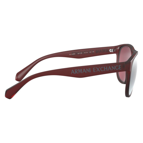 Мужские солнцезащитные очки Armani Exchange Square 1159836321 (Бордовый One size)