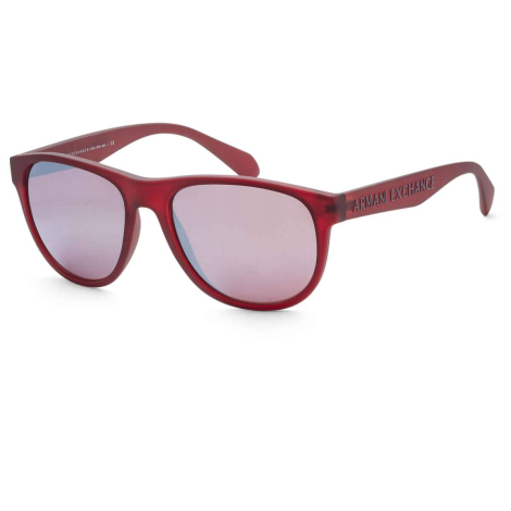 Мужские солнцезащитные очки Armani Exchange Square 1159836321 (Бордовый One size)