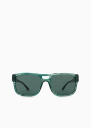 Прямоугольные солнцезащитные очки Emporio Armani 1159795659 (Зеленый, One size)