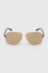 Солнцезащитные брендовые очки Guess Pilot 1159829977 (Золотистый One size)