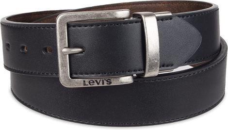 Двусторонний ремень Levi's с логотипом 1159778972 (Черный/Коричневый, 40)