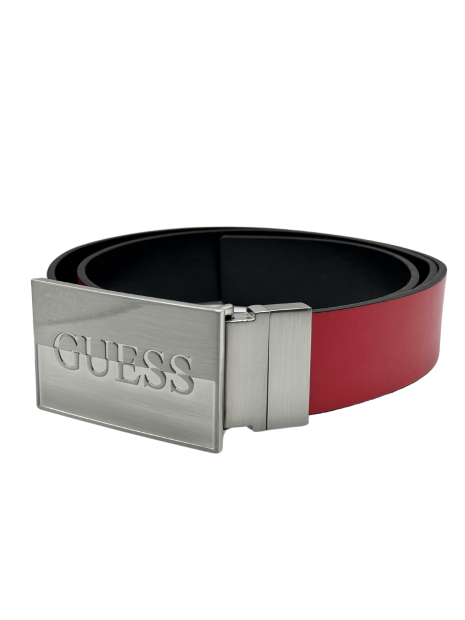 Мужской двусторонний ремень GUESS 1159799253 (Красный/Черный, 40)