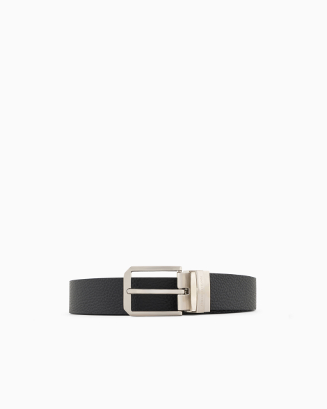 Двусторонний кожаный ремень Armani Exchange 1159834178 (Черный One size)