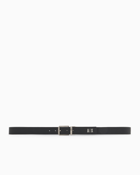 Двусторонний кожаный ремень Armani Exchange 1159834178 (Черный One size)