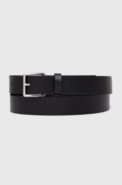 Шкіряний ремінь Armani Exchange 1159834203 (Чорний One size)