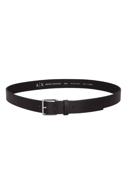 Шкіряний ремінь Armani Exchange 1159834203 (Чорний One size)