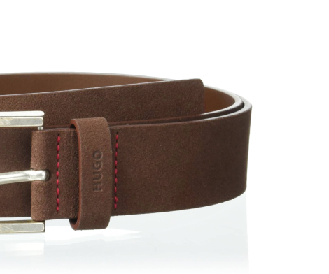 Мужской замшевый ремень HUGO by Hugo Boss 1159836805 (Коричневый 42)