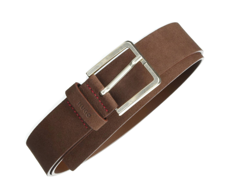 Мужской замшевый ремень HUGO by Hugo Boss 1159836805 (Коричневый 42)