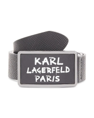 Кожаный ремень Karl Lagerfeld Paris 1159813184 (Черный, 34)