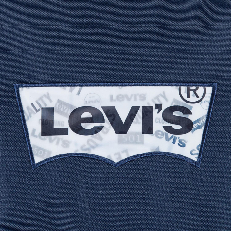 Большой рюкзак Levi's на молнии с логотипом 1159776795 (Синий, One Size)