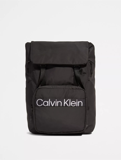 Великий рюкзак Calvin Klein з логотипом 1159794809 (Чорний, One size)