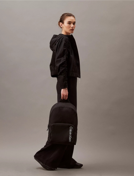 Великий рюкзак Calvin Klein на блискавці 1159808839 (Чорний, One size)