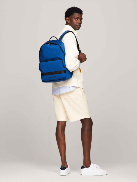 Рюкзак Tommy Hilfiger с логотипом 1159833346 (Синий One Size)
