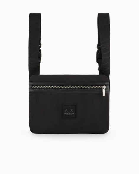 Сумка рюкзак Armani Exchange з логотипом 1159834166 (Чорний One size)
