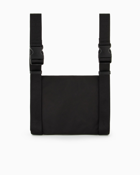 Сумка рюкзак Armani Exchange з логотипом 1159834166 (Чорний One size)