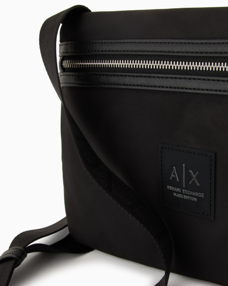 Сумка рюкзак Armani Exchange з логотипом 1159834166 (Чорний One size)