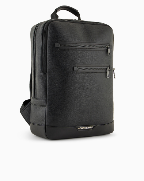 Рюкзак Armani Exchange з логотипом 1159834363 (Чорний One size)