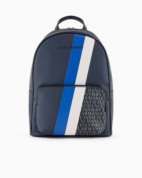 Рюкзак Armani Exchange із логотипом 1159834419 (Синій One size)