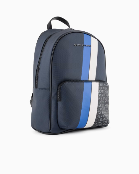 Рюкзак Armani Exchange із логотипом 1159834419 (Синій One size)