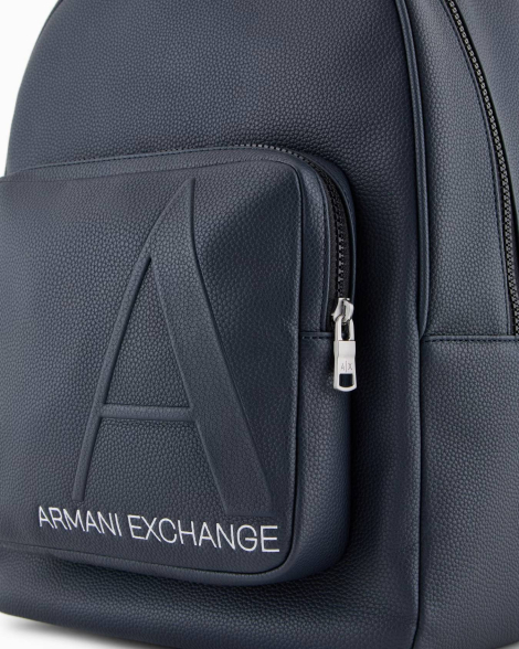 Рюкзак Armani Exchange із логотипом 1159835491 (Синій One size)