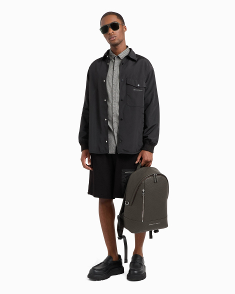 Рюкзак Armani Exchange с логотипом 1159836162 (Серый One size)