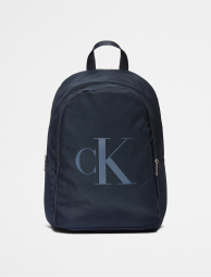 Большой рюкзак Calvin Klein на молнии с логотипом 1159775294 (Синий, One Size)