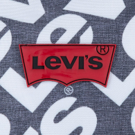 Большой рюкзак Levi's на молнии с логотипом 1159777048 (Серый, One Size)