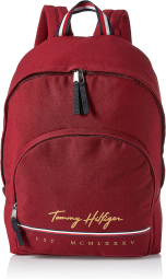 Большой рюкзак Tommy Hilfiger на молнии 1159781069 (Бордовый, One Size)