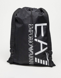 Стильный рюкзак Emporio Armani с логотипом 1159785692 (Черный, One Size)