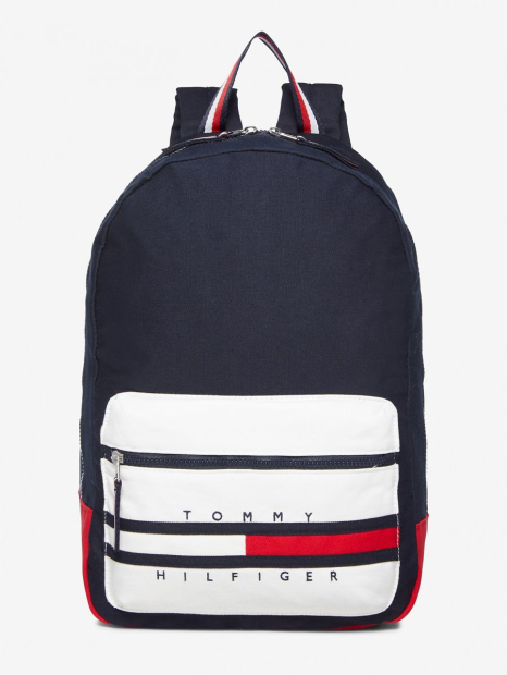 Большой мужской рюкзак Tommy Hilfiger городской спортивный 1159761134 (Синий, One Size)